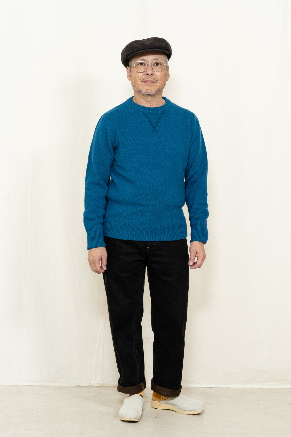GRP TEC RA7 Crewneck Sweater in Dark Oil