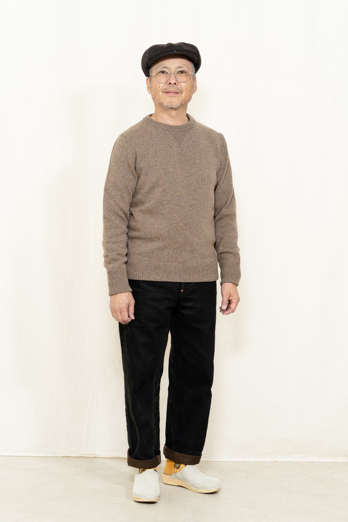 GRP TEC RA7 Crewneck Sweater in Mouline