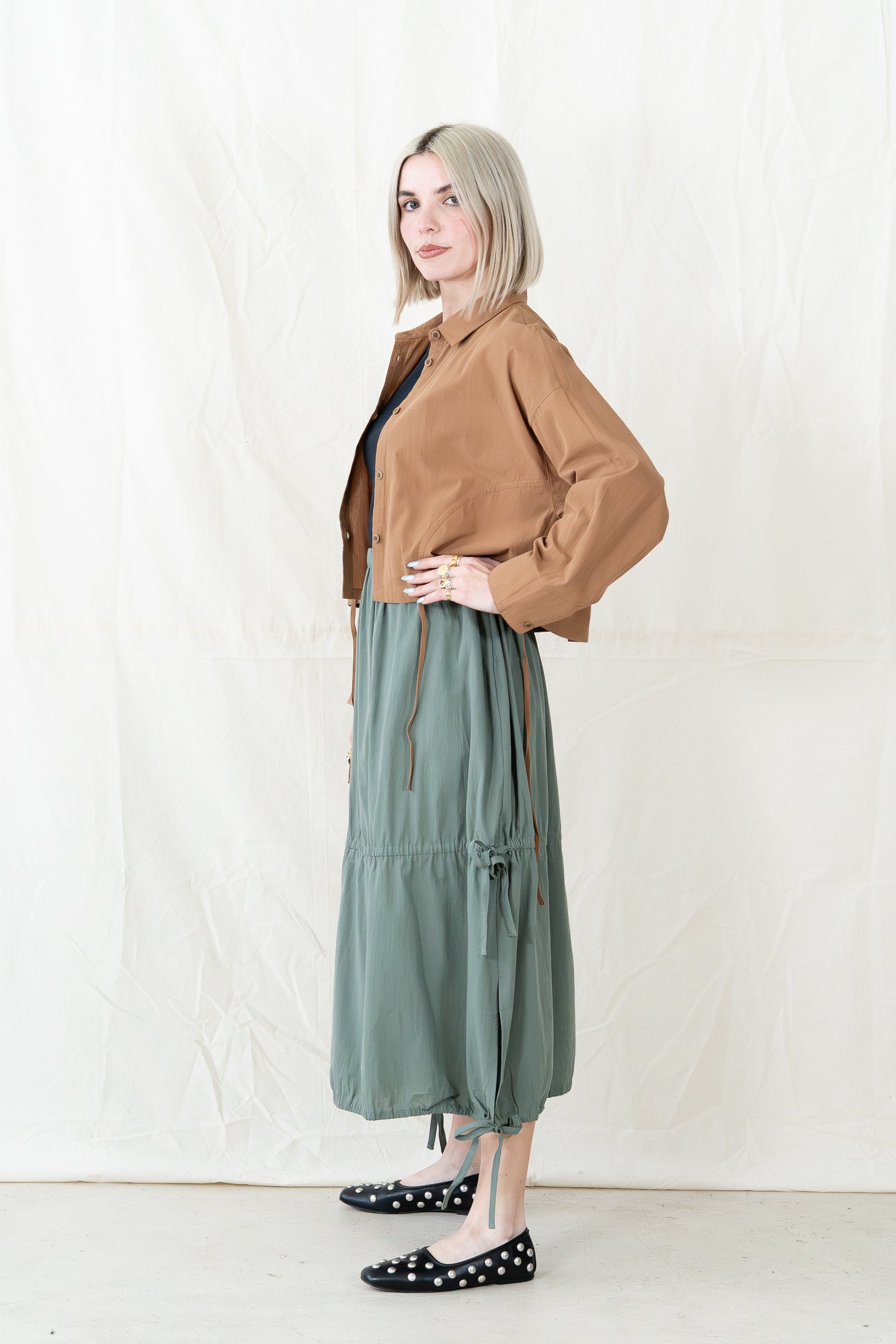 Kloke Dusk Crop Shirt