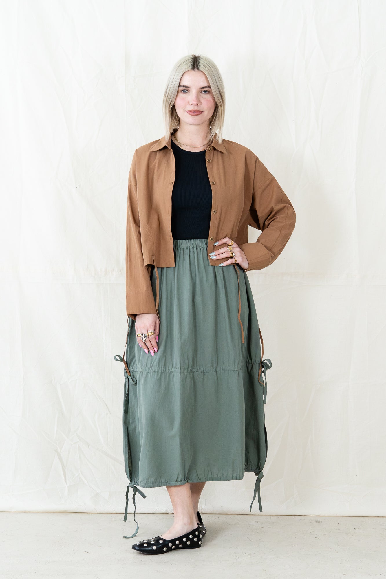 Kloke Dusk Crop Shirt