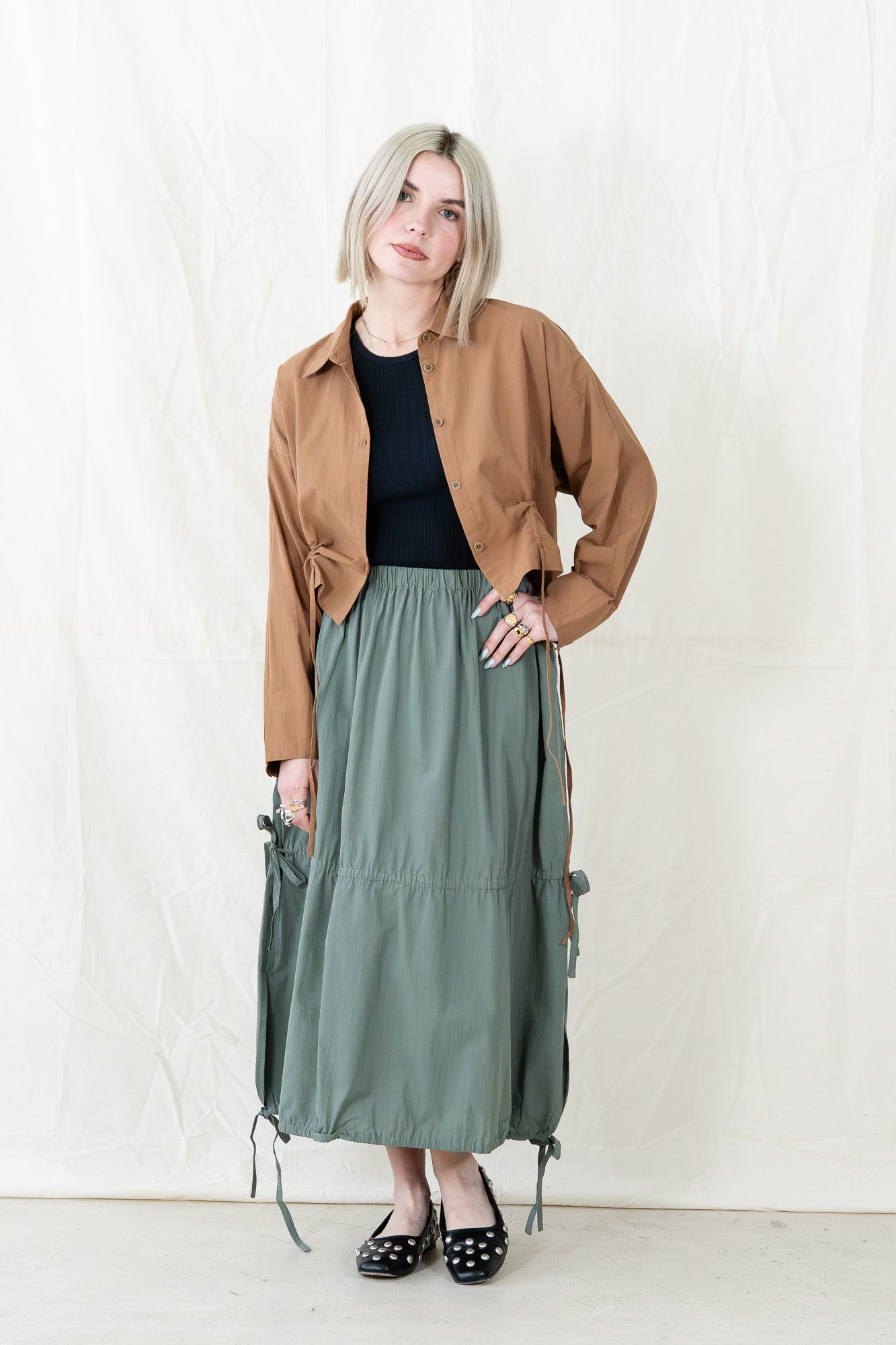 Kloke Dusk Crop Shirt