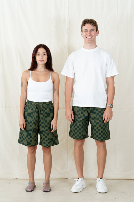 Service Works Printed Chef Shorts