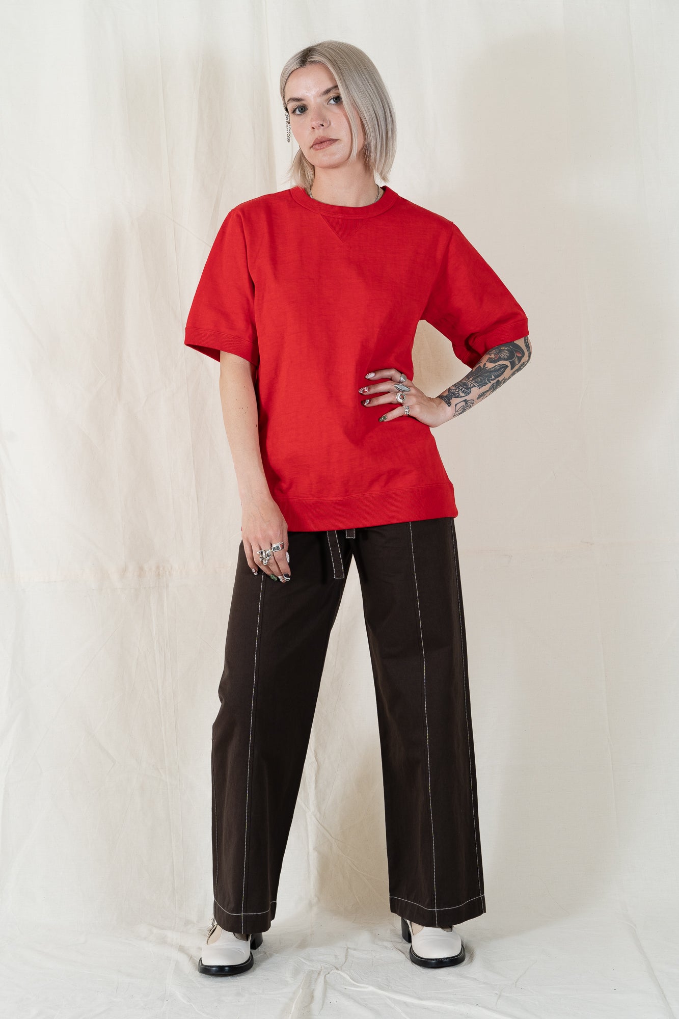 Jackman Dotsume Rib T-Shirt