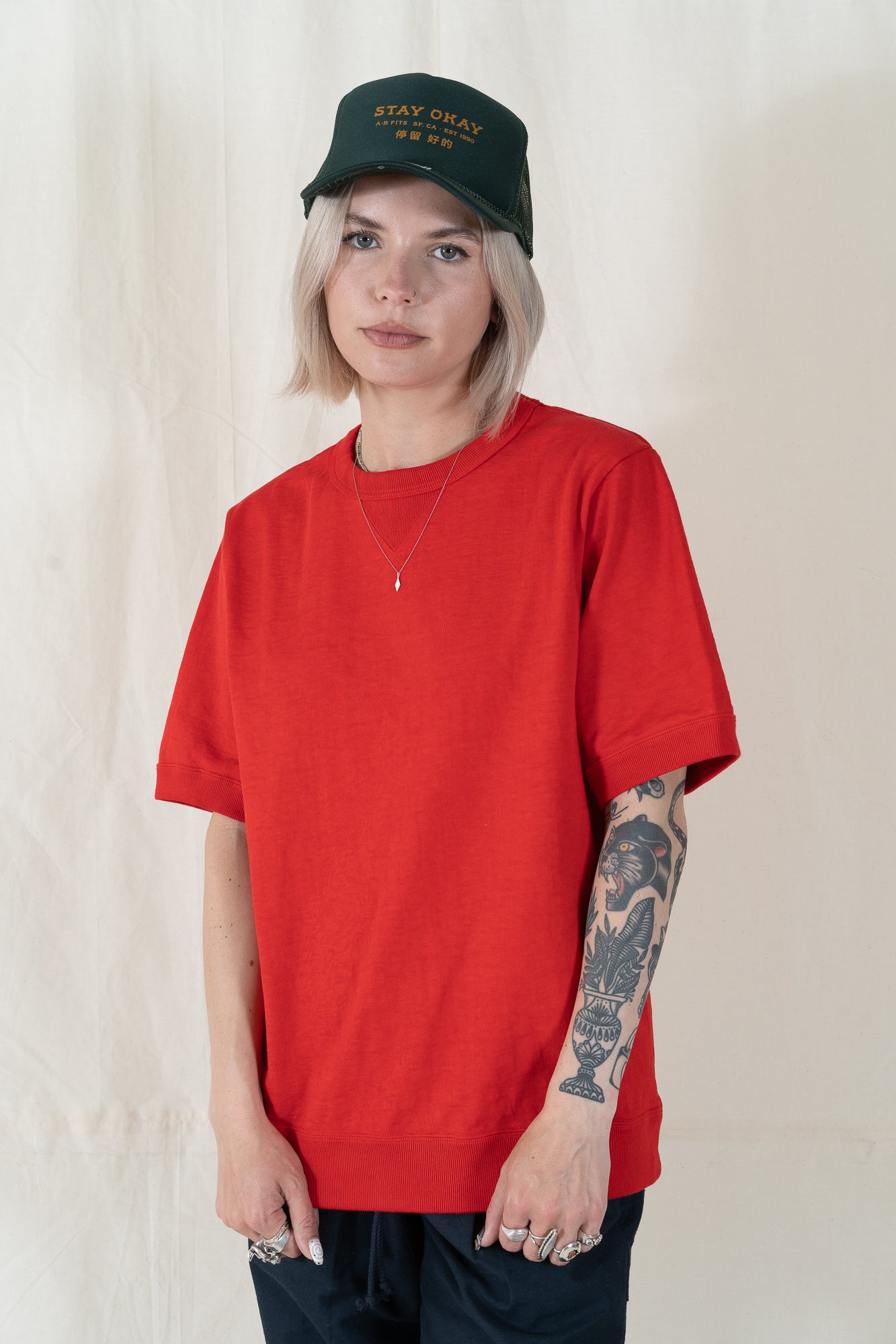 Jackman Dotsume Rib T-Shirt