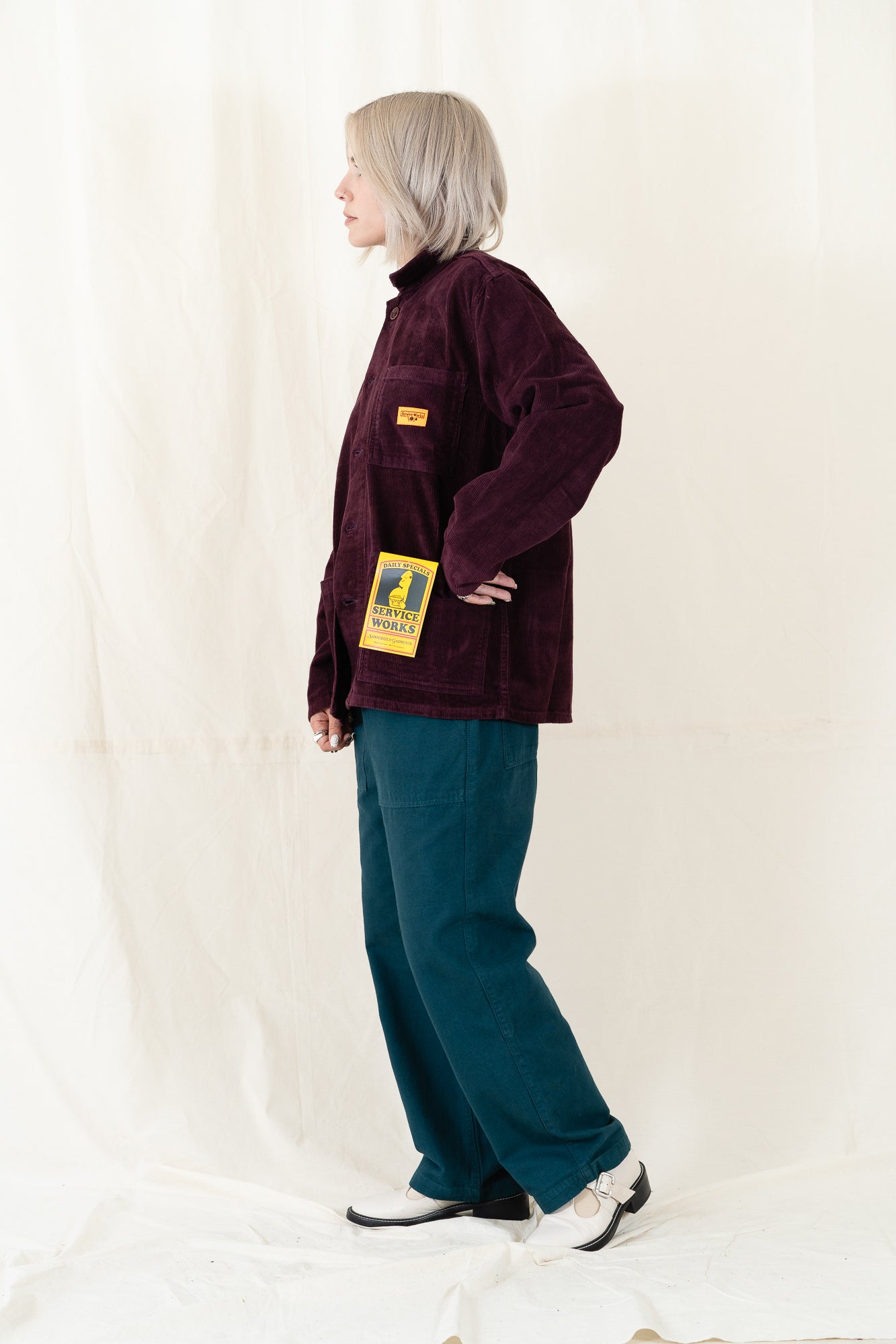 Service Works Canvas Chef Pant Petrol