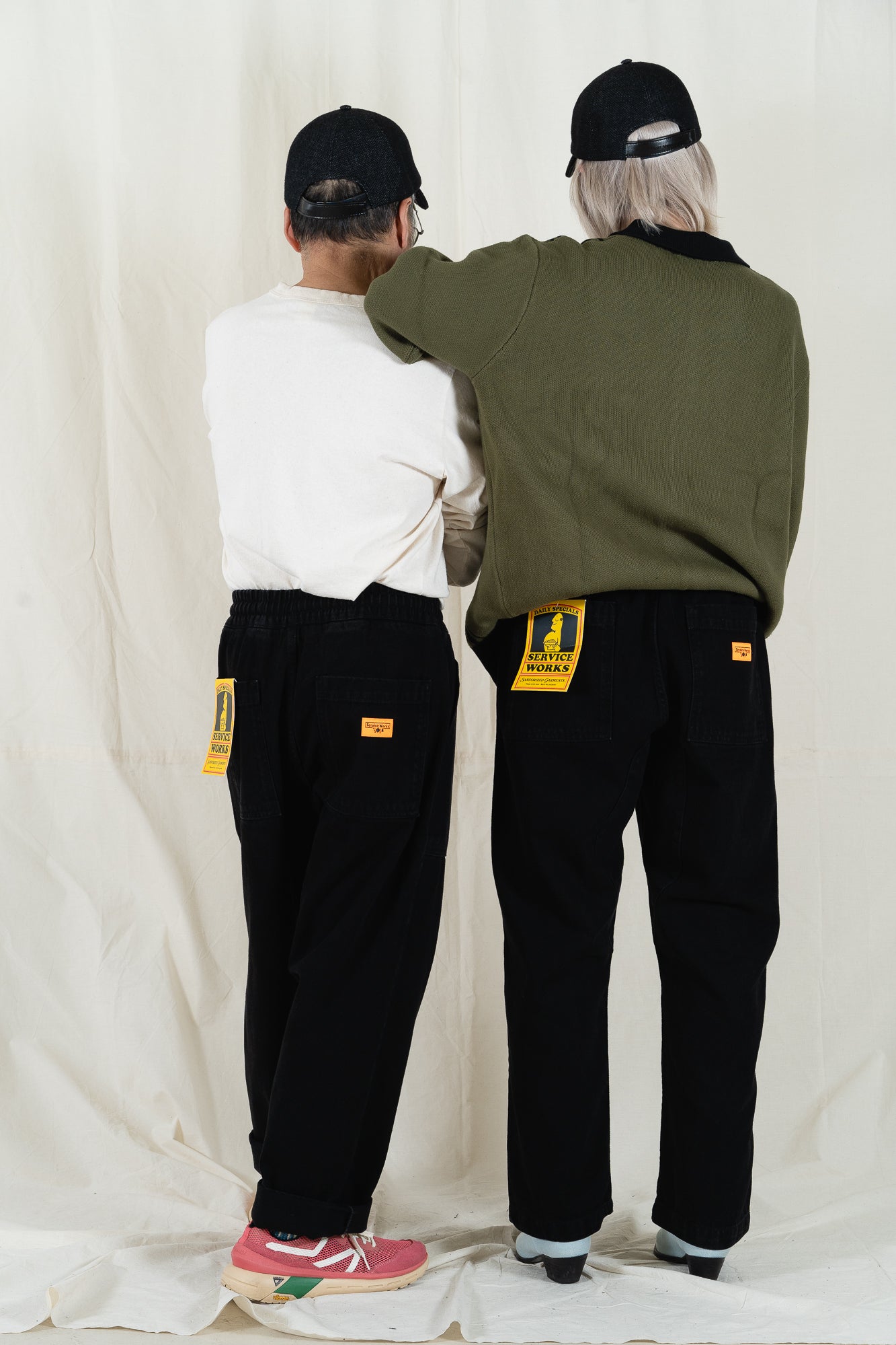 Service Works Black Denim Chef Pant