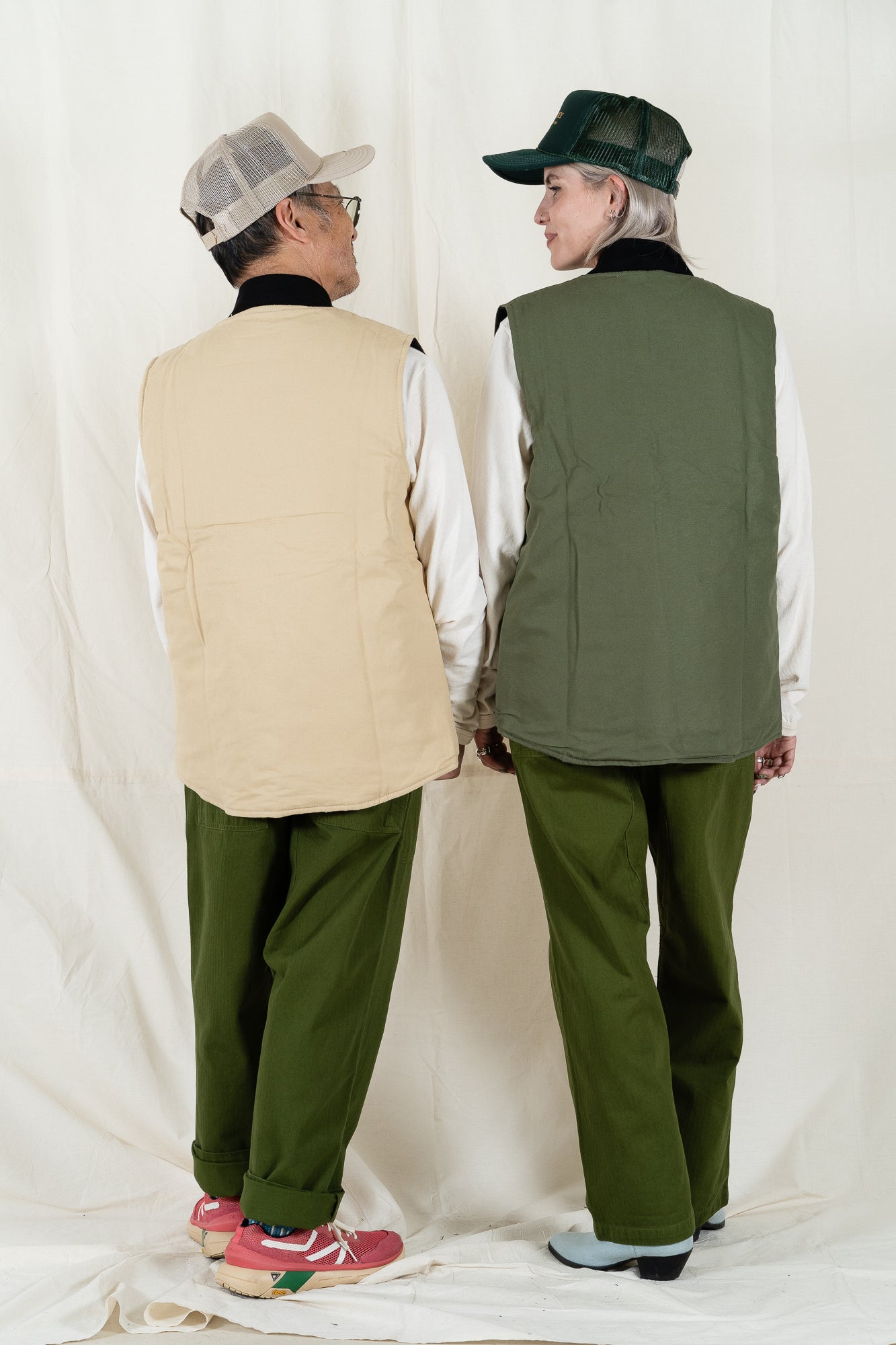 Service Works Padded Work Vest Pale Khaki