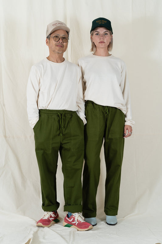 Service Works Pesto Herringbone Chef Pant