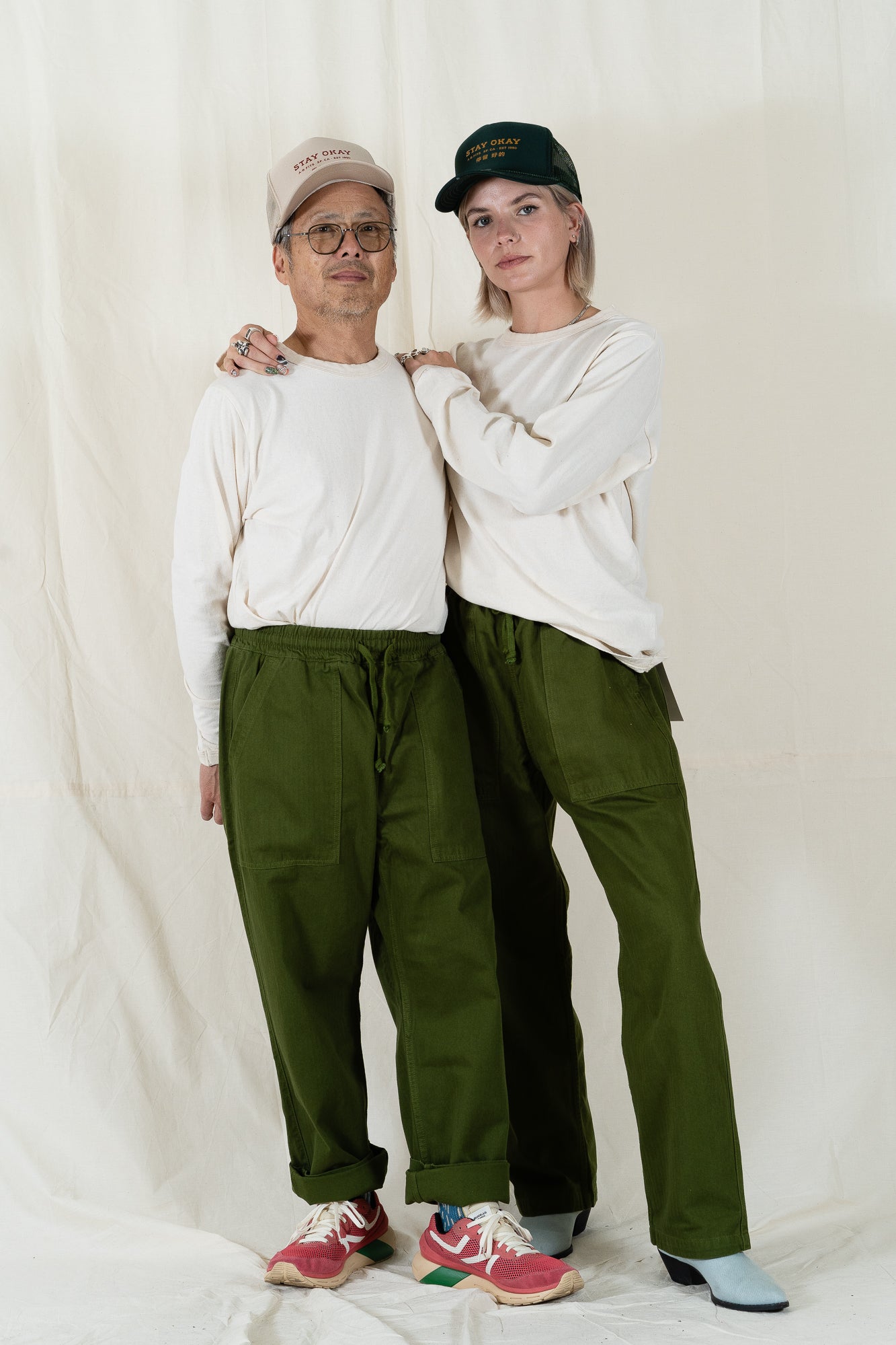 Service Works Pesto Herringbone Chef Pant