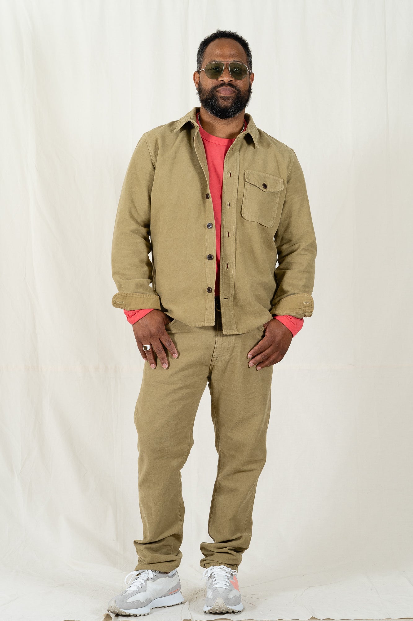 C.O.F. Studio Soft Moleskin Overshirt