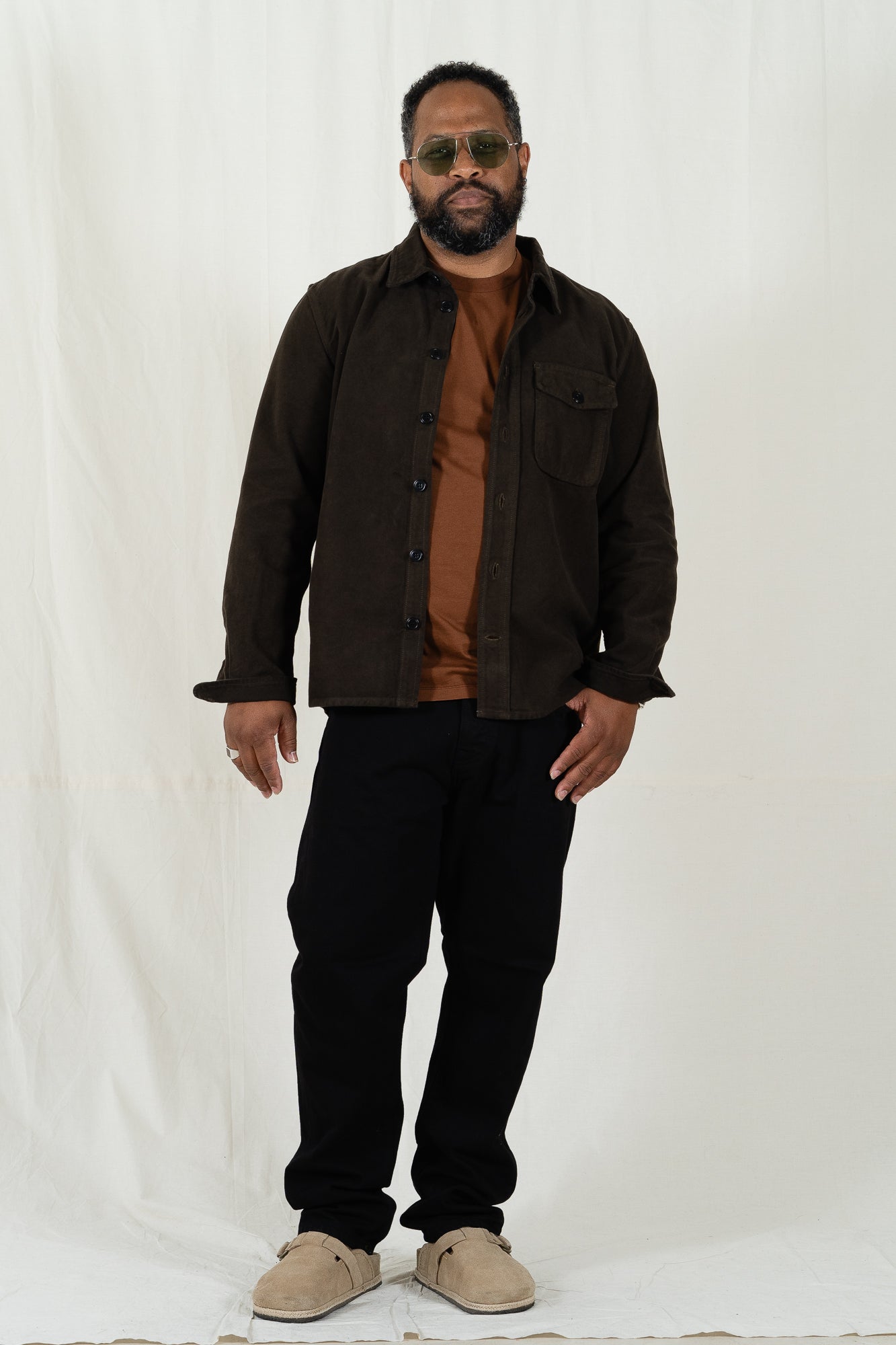 C.O.F. Studio Soft Moleskin Overshirt