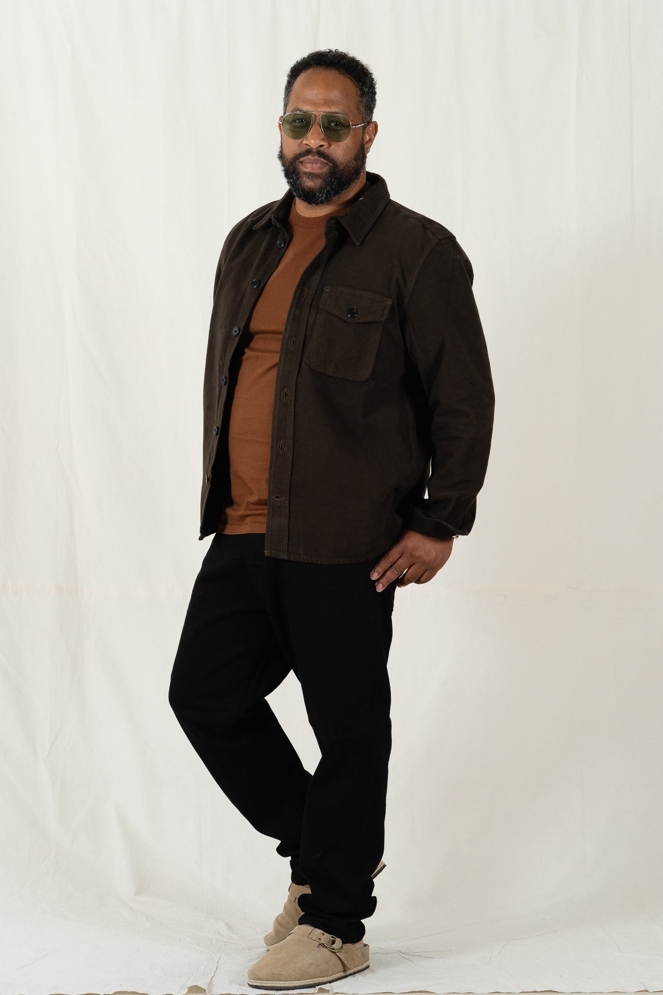 C.O.F. Studio Soft Moleskin Overshirt