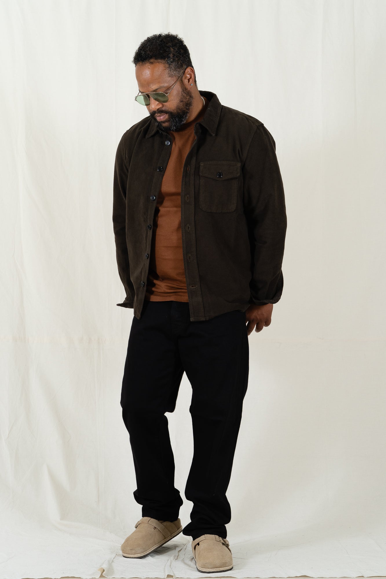 C.O.F. Studio Soft Moleskin Overshirt