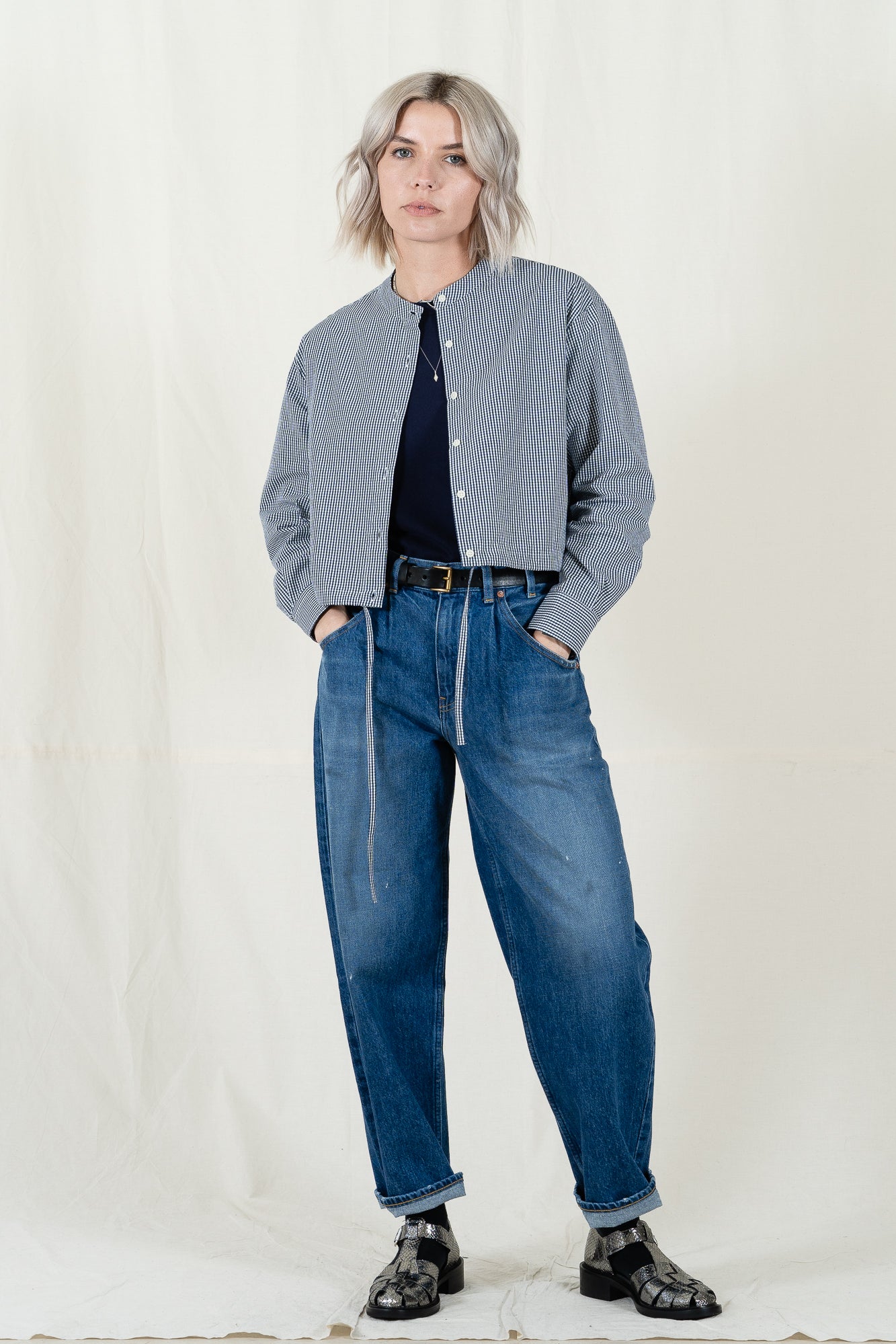 Red Card Tuck Baggy Jean