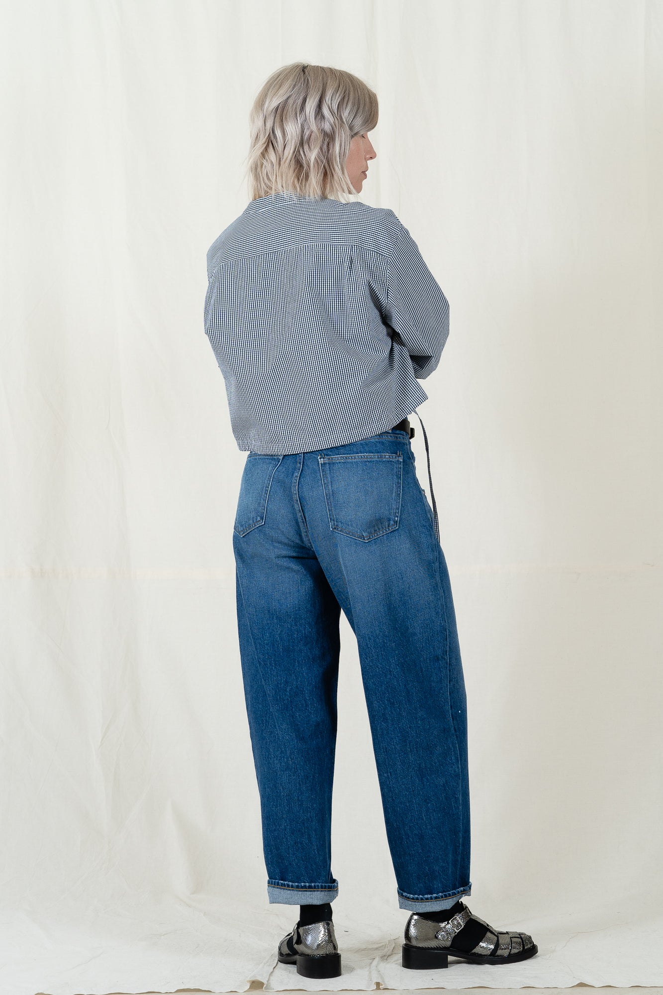 Red Card Tuck Baggy Jean