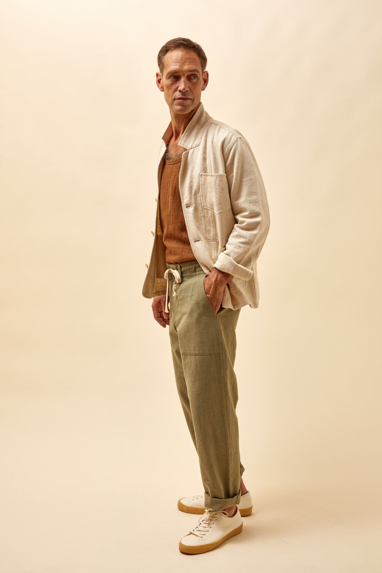 INDI + ASH Study Jacket Natural Denim