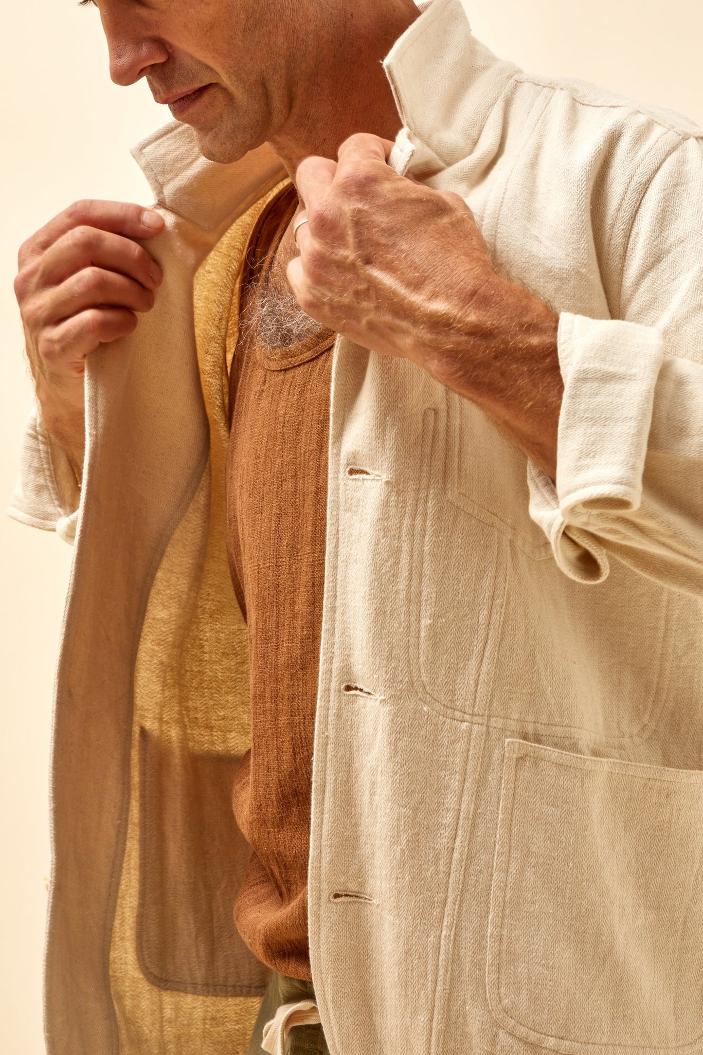 INDI + ASH Study Jacket Natural Denim