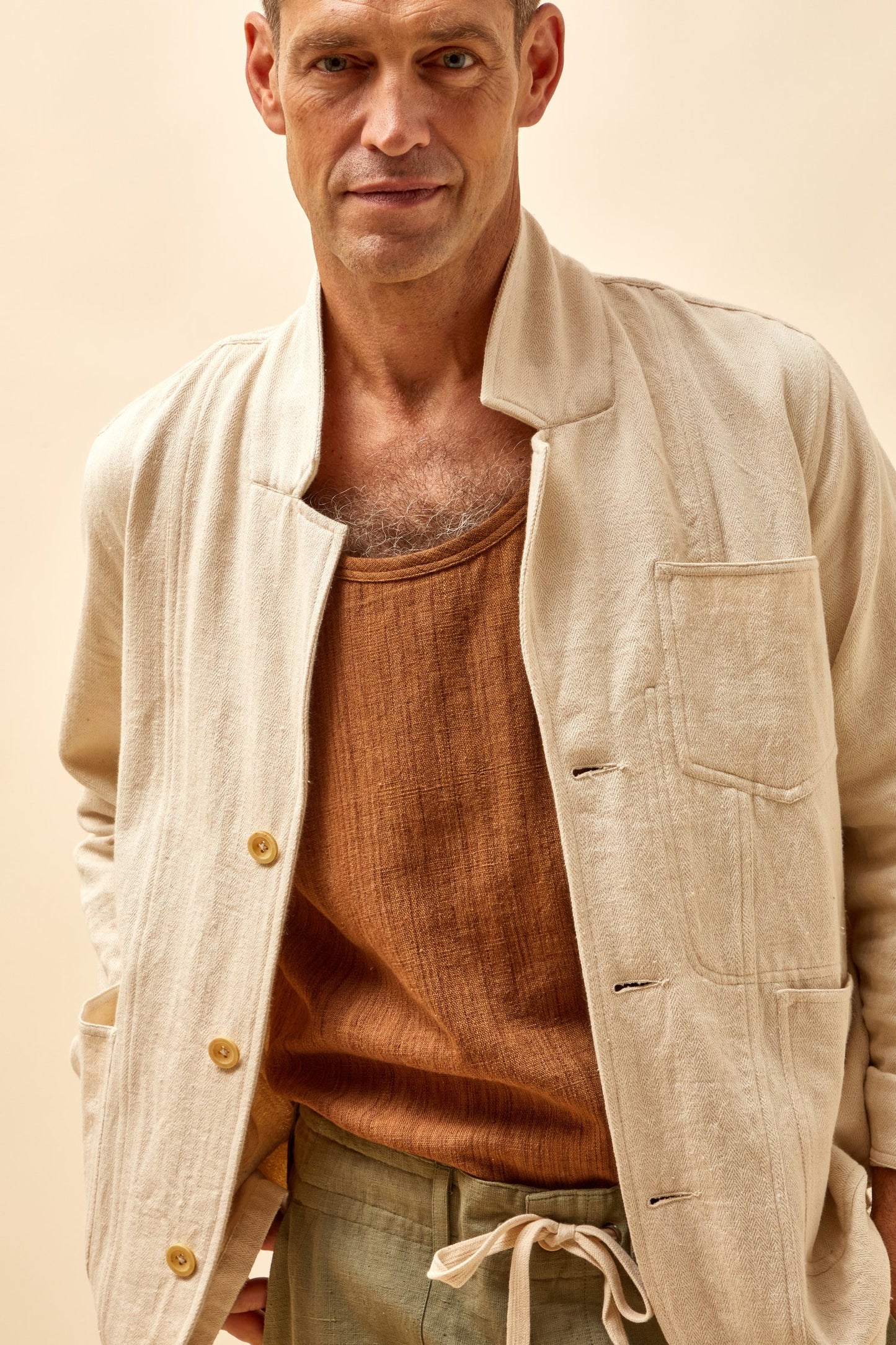 INDI + ASH Study Jacket Natural Denim