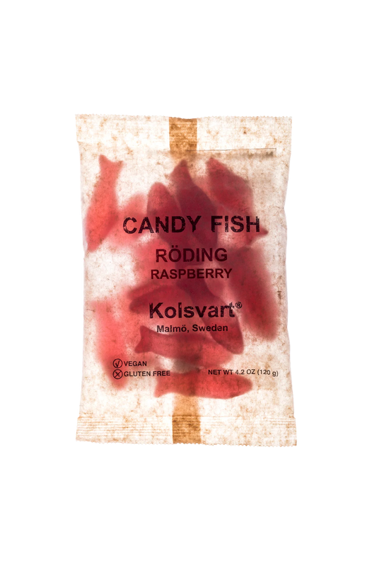 Kolsvart Raspberry Swedish Fish