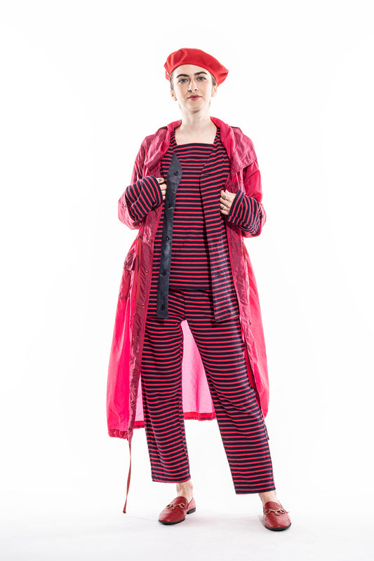 Engineered Garments Cagoule Dress in pink nylon ripstop