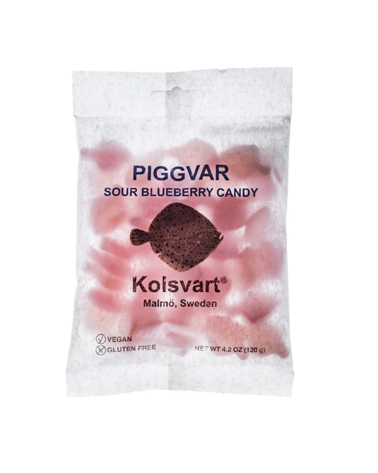 Kolsvart Sour Blueberry Swedish Fish