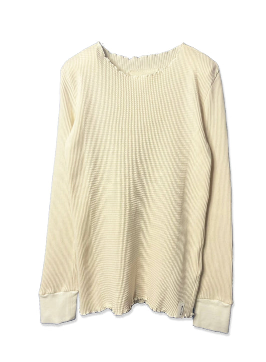 V::Room Waffle Rib Combo L/S Crew