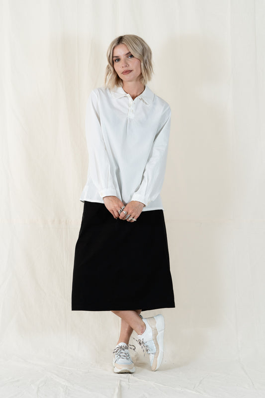 Kappy Cotton Fatigue Skirt