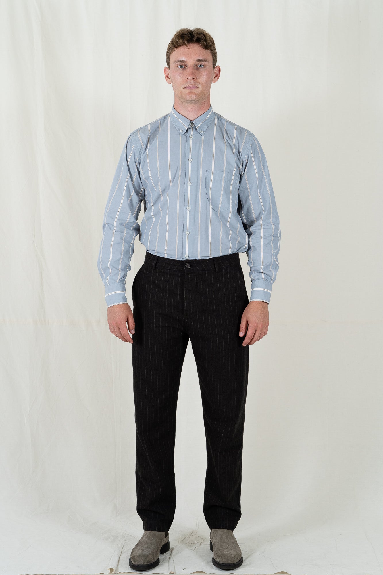 Universal Works Pinstripe Military Chino