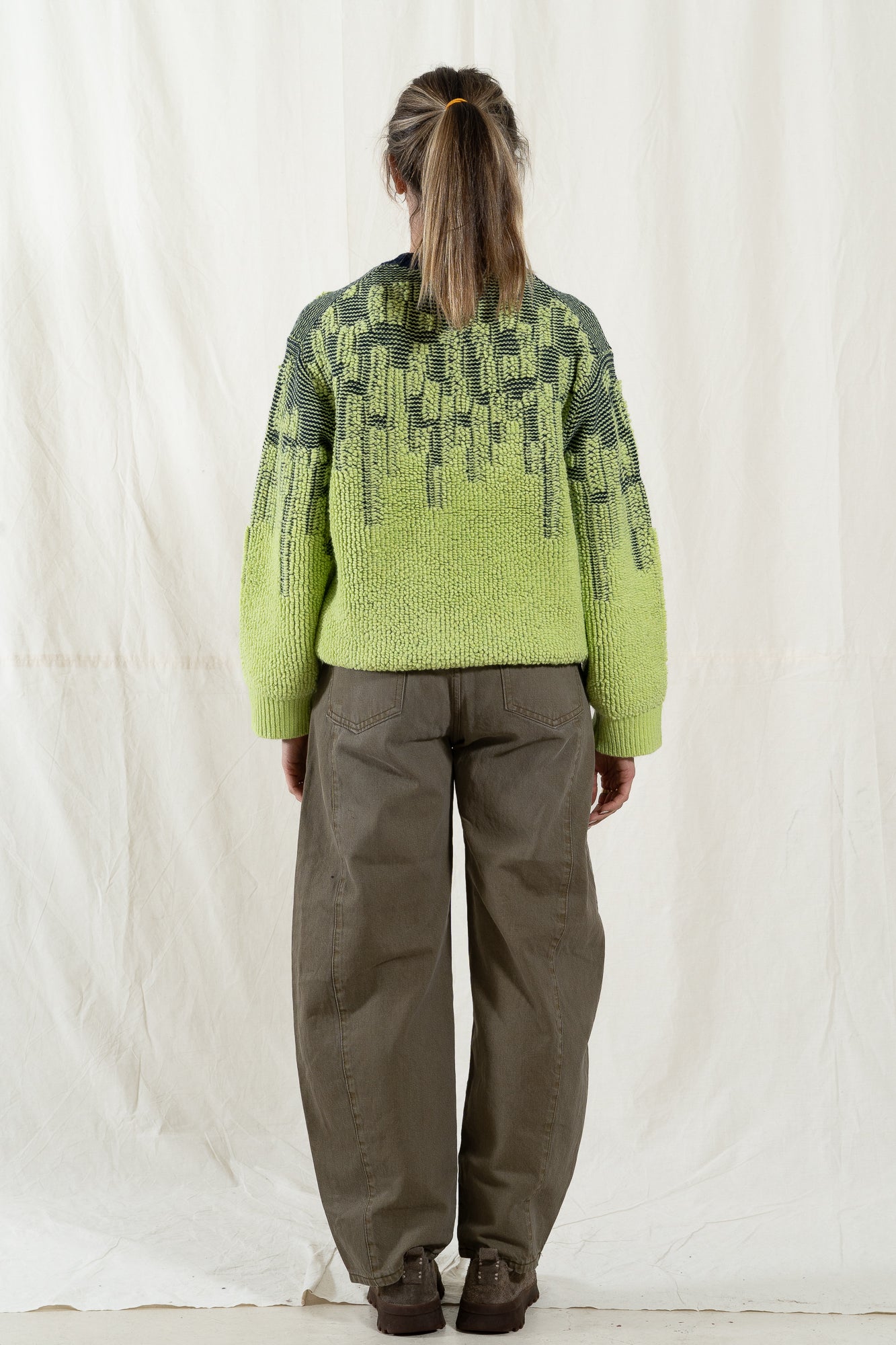 Sayaka Davis Pile Jacquard Sweater