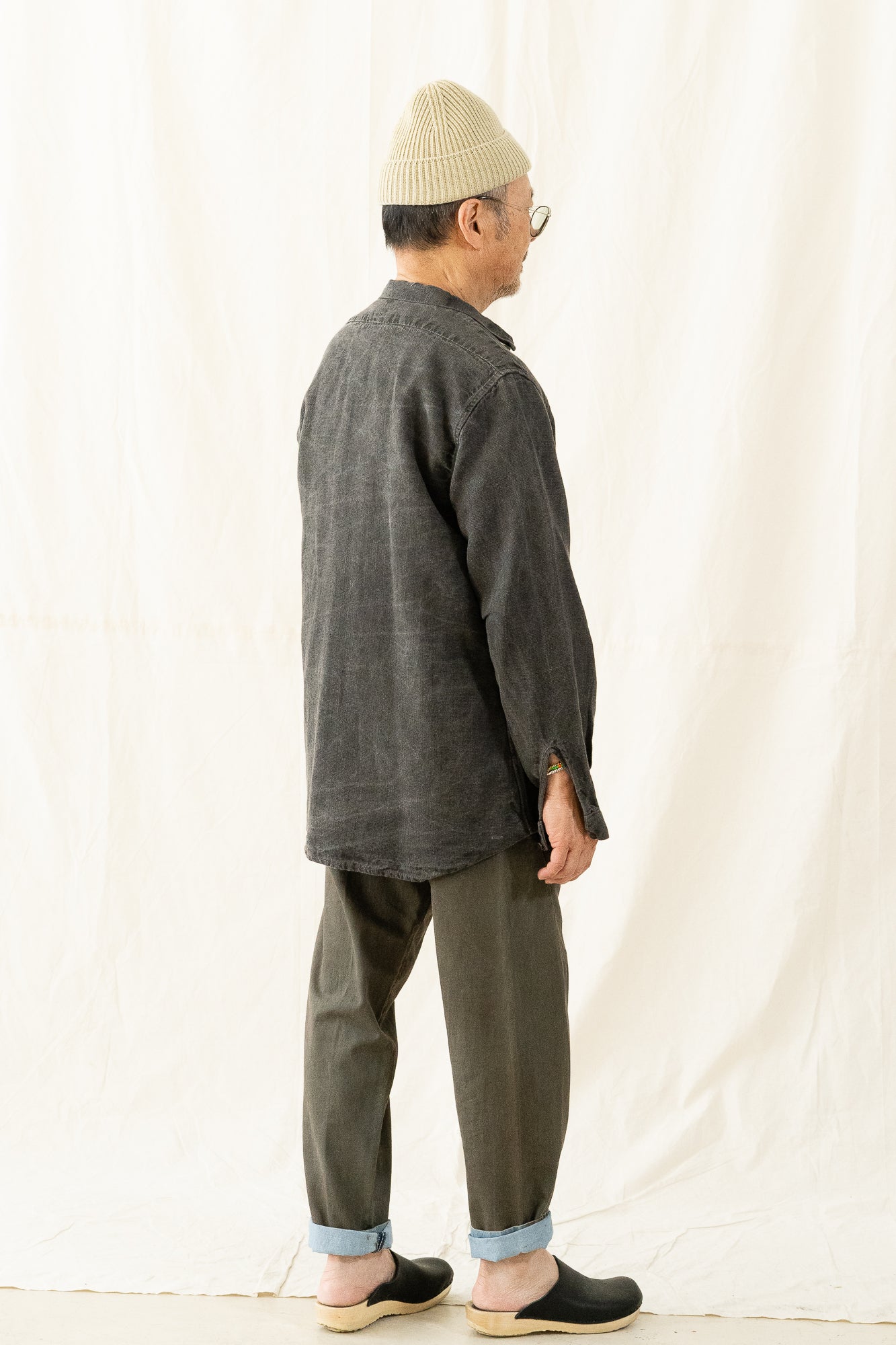 MATiAS Hana L/S Coal Italian Dobby Shirt
