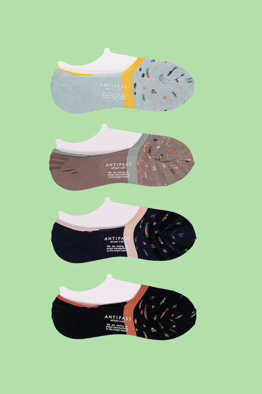Antipast Women's Sea Paradise No Show Socks