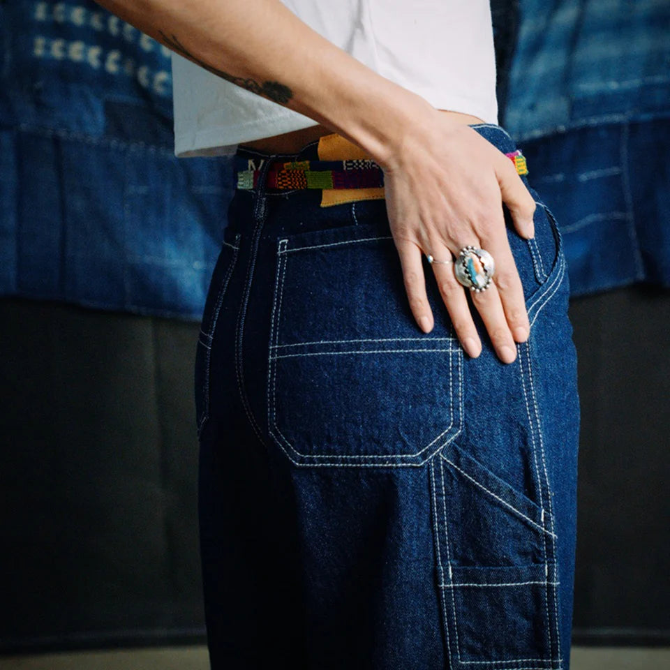 Ginew Carpenter Crop Women's Denim Pant