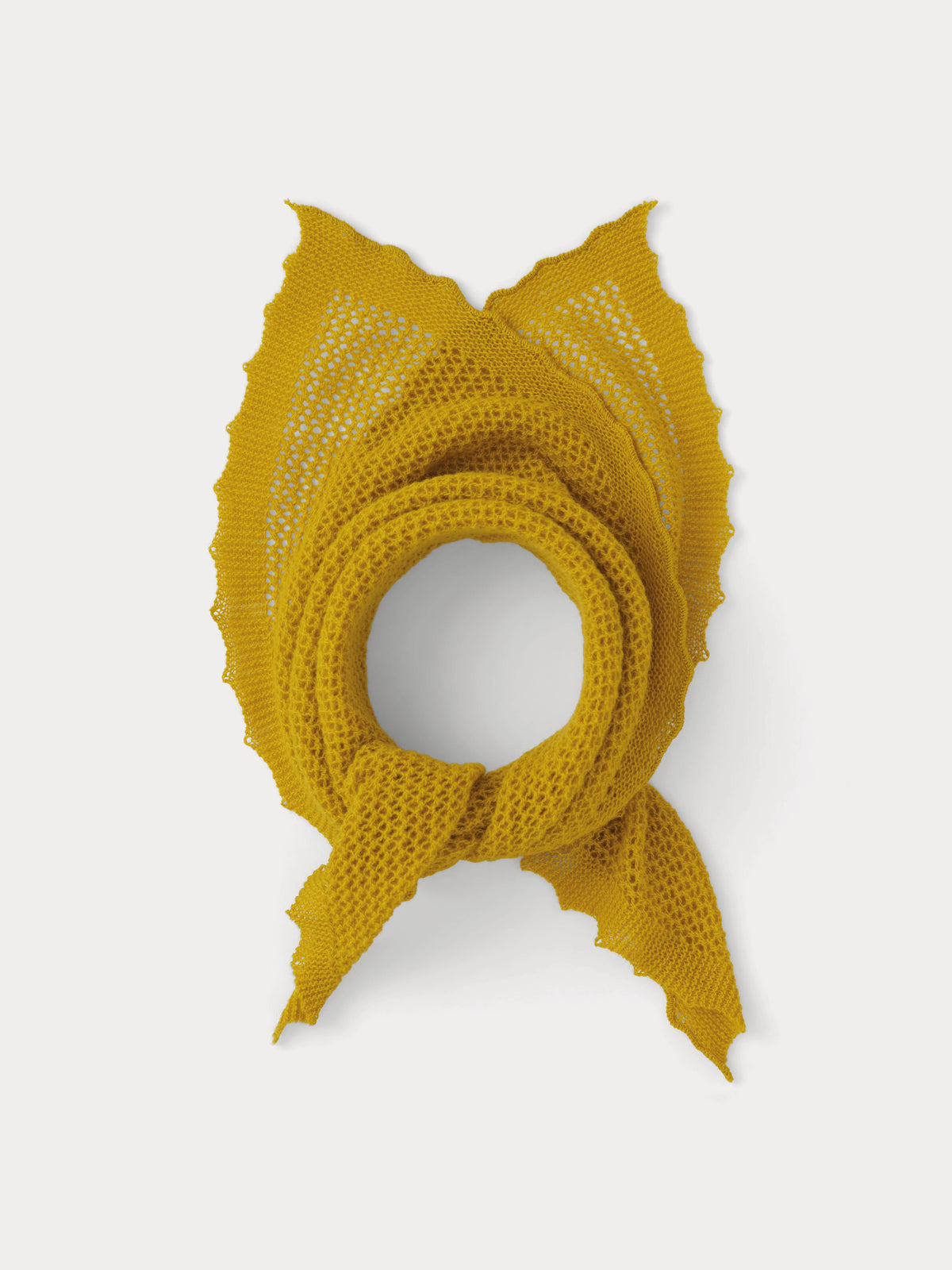 Jo Gordon Nottingham Lace Scarf in Turmeric