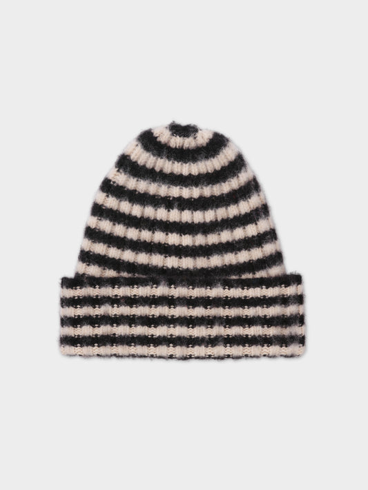 Jo Gordon Brushed Narrow Stripe Hat