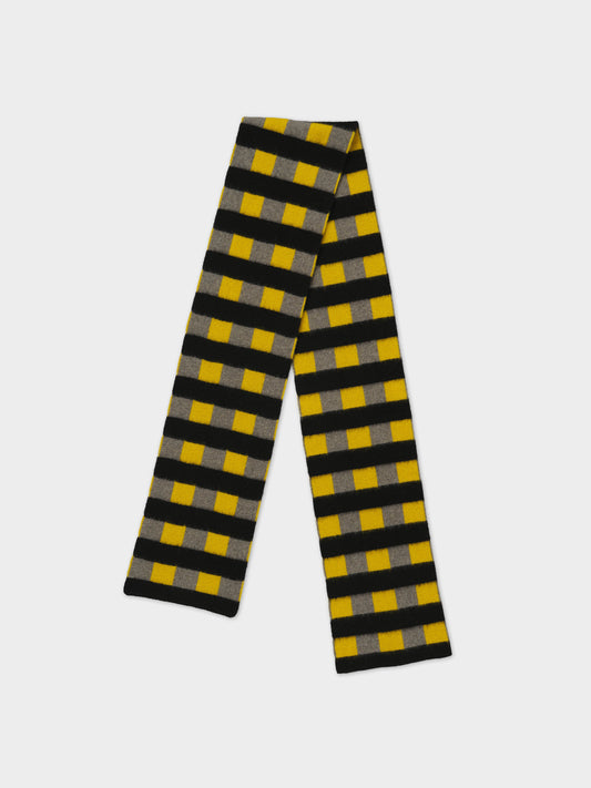 Jo Gordon Small Check & Stripe Scarf
