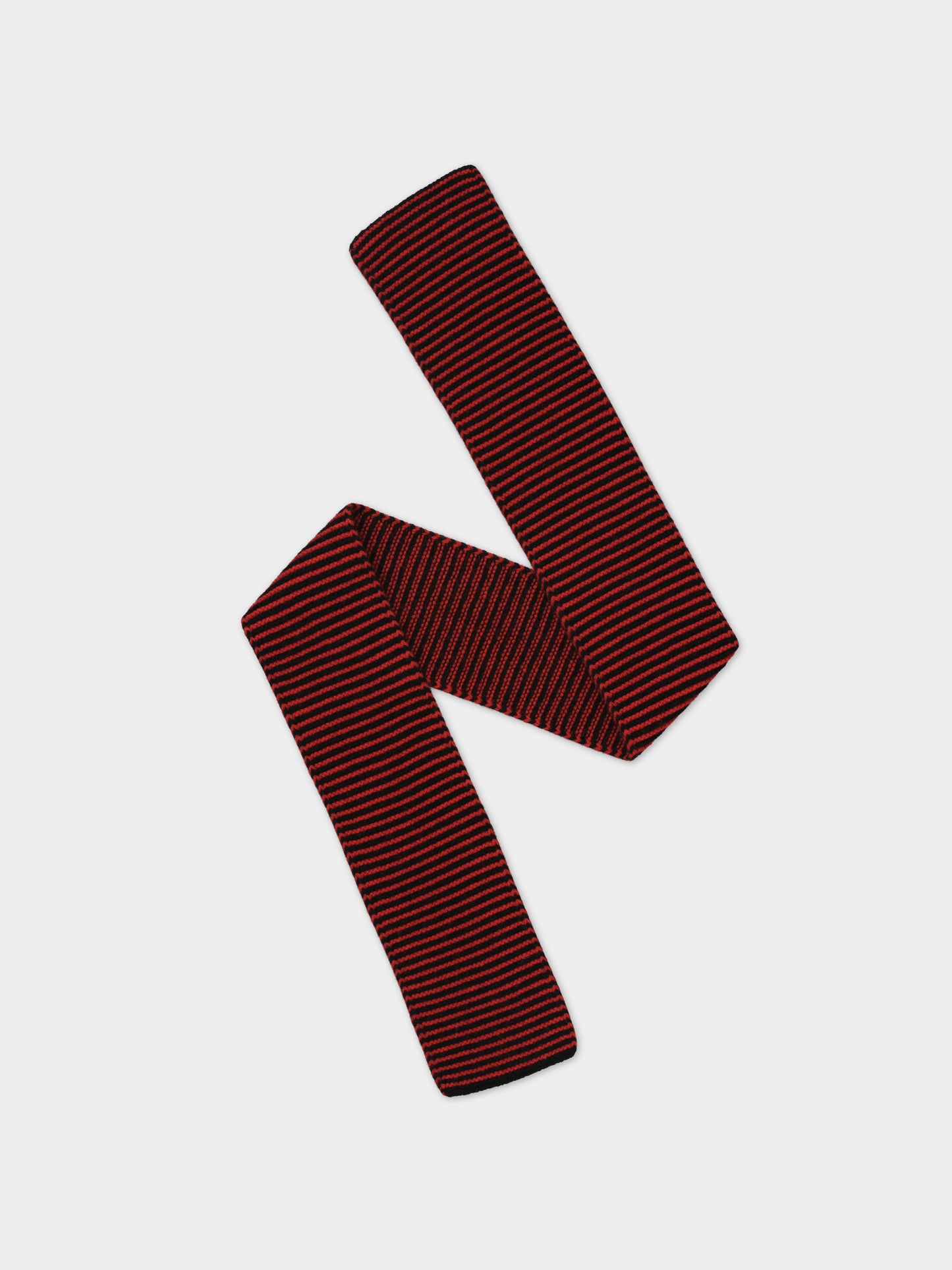 Jo Gordon Thin Stripe Garter Stich Scarf
