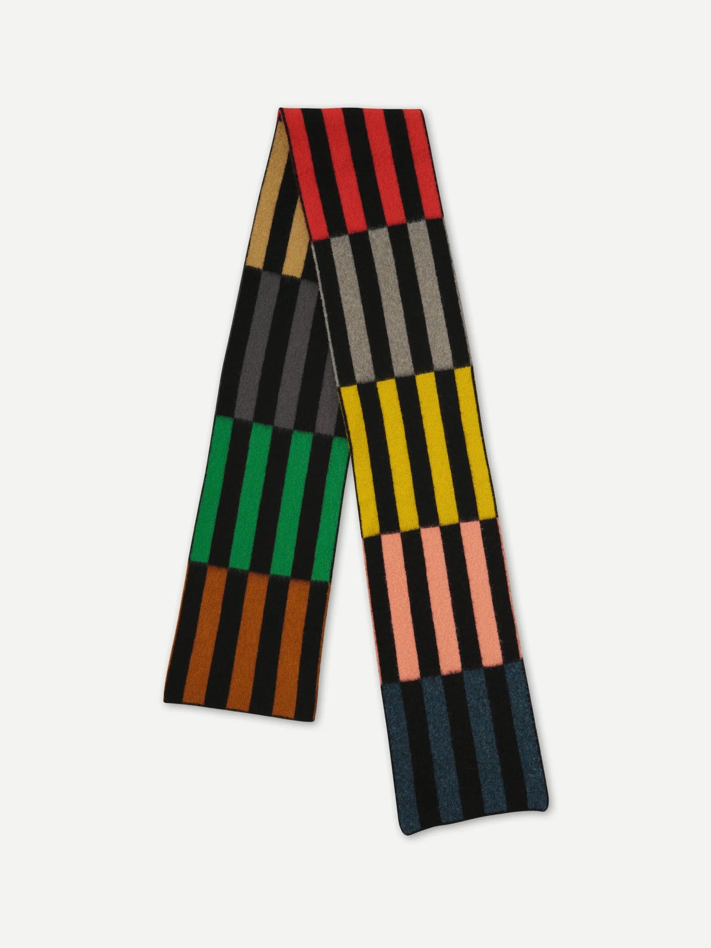 Jo Gordon Brushed Multicolor Rectangle Scarf