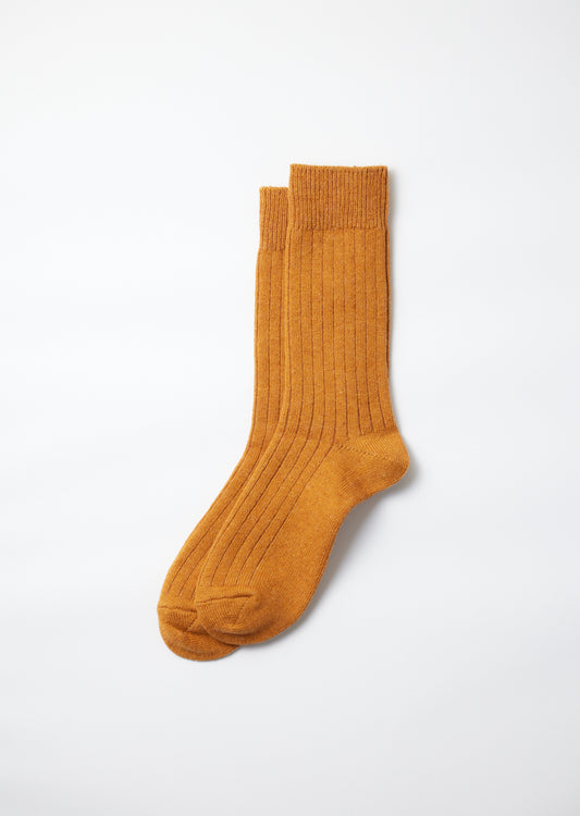ROTOTO Cotton Wool Socks in Gold