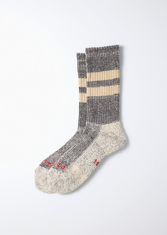 ROTOTO Pile Stripe Marl Socks