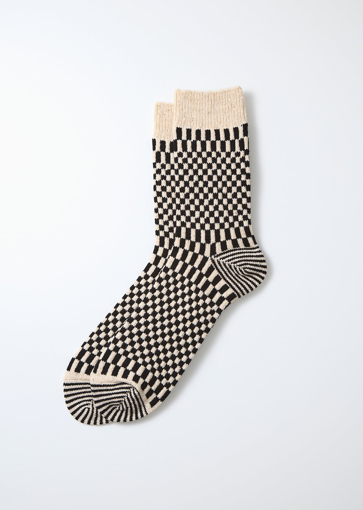 ROTOTO Checkerboard Pattern Socks