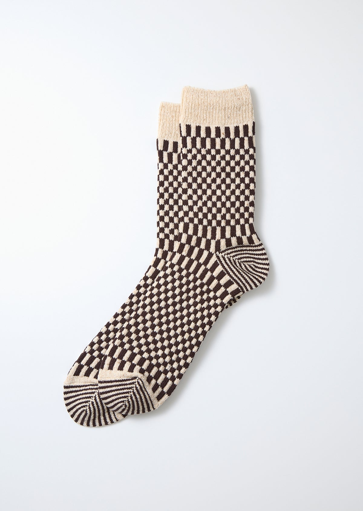 ROTOTO Checkerboard Pattern Socks