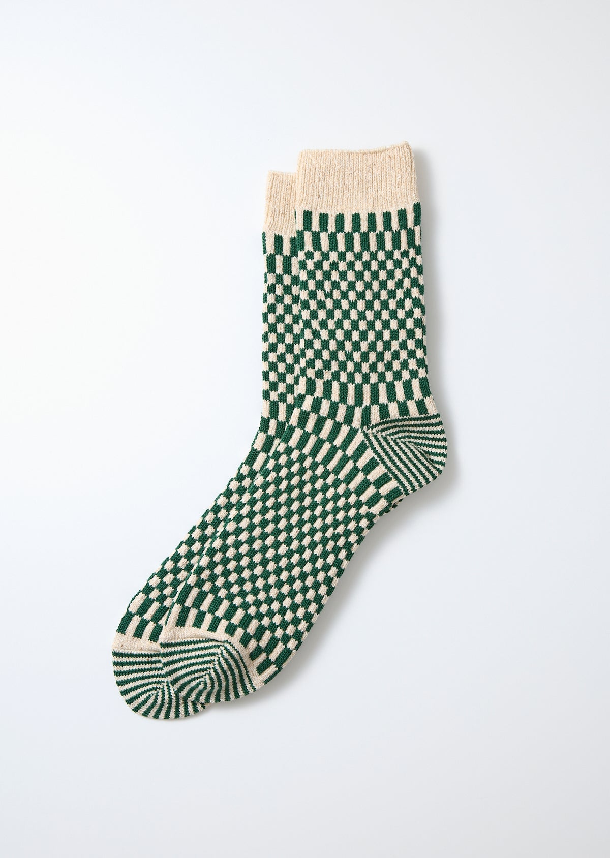 ROTOTO Checkerboard Pattern Socks
