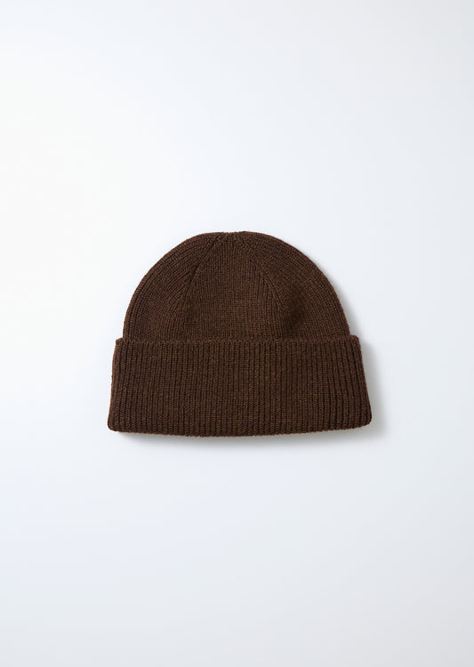 ROTOTO Washable Merino Beanie in Brown