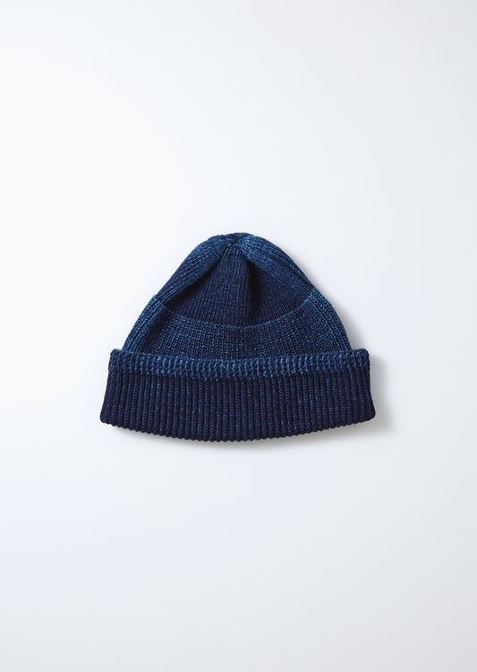 ROTOTO Indigo Mil Watch Cap in Dark Indigo