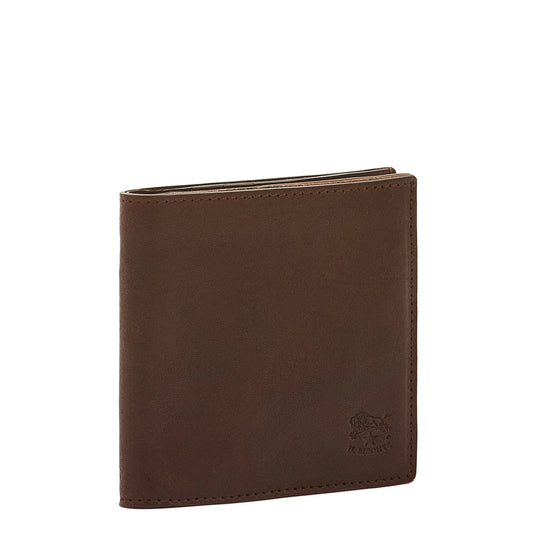 Il Bisonte Galileo Bi Fold Wallet- Coffee