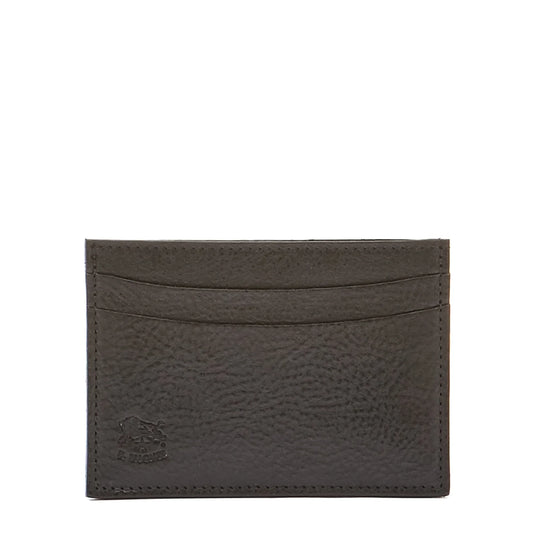 Il Bisonte Classic Card Case in Black