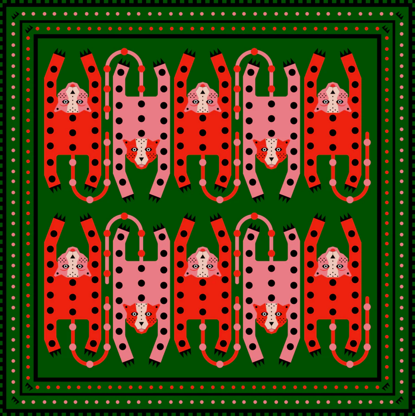 MUR Whimsy Cheetah Bandana