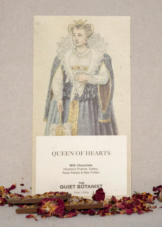 The Quiet Botanist Queen of Hearts Chocolate Bar