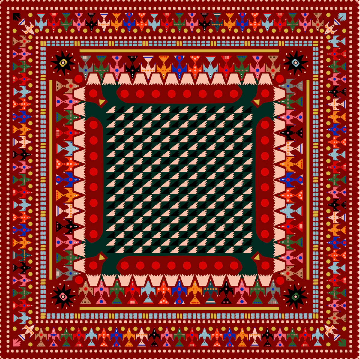 MUR Bird Tapestry Bandana