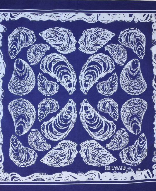 Hearth & Harrow Oyster Bandana - Royal Blue